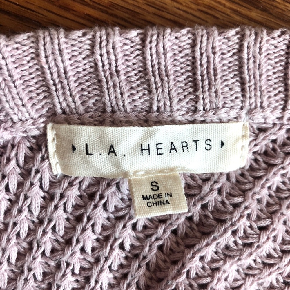 La Hearts knit tank top